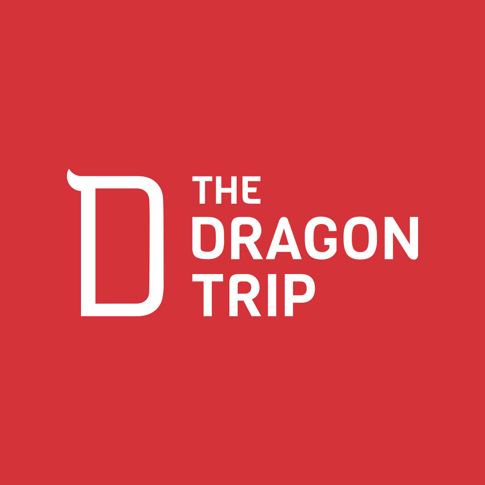 The Dragon Trip logo and brand identity